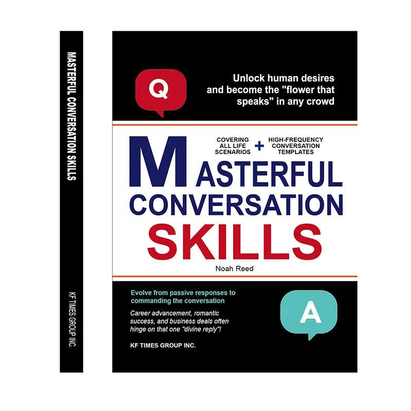 【FY Books】Masterful Conversation Skills — Question & Answer Classics, Social Eloquence Secrets #Summervibes English English Paperback Crowd Desires