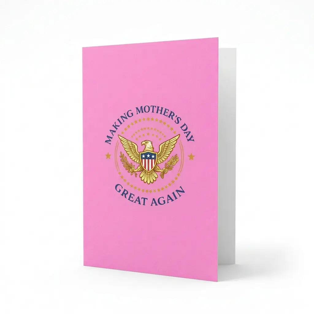 Funny Trump Talking Mother's Day Card (5x7) - Built-in Audio Greeting