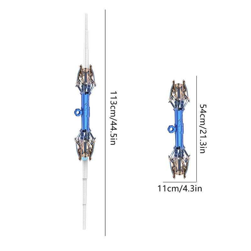 Children's Lightsaber Toy With Cool And Colorful Lights, Handsome Double-edged Lightsaber, And Telescopic Handle for Galaxy War Fighter Warriors, Holiday Gifts For Children