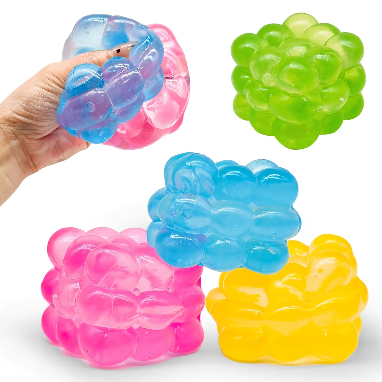 New Round Cube Maltose Squishy Stress Relief Toy | Easter Gift & Easter Basket Stuffer for Kids & Adults