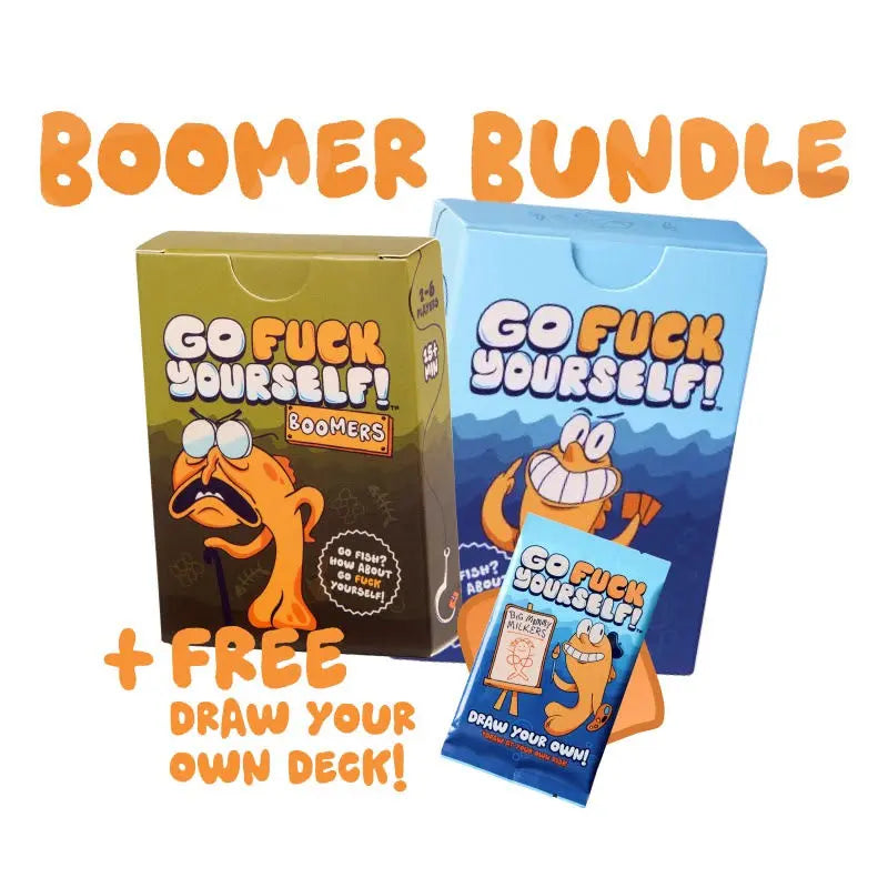 Go F*** Yourself Adult Card Game - Hilarious Party Game for 3-10 Players - 52 Cards - Quick Easy Setup - Perfect Stocking Stuffer - Made Out of Spite