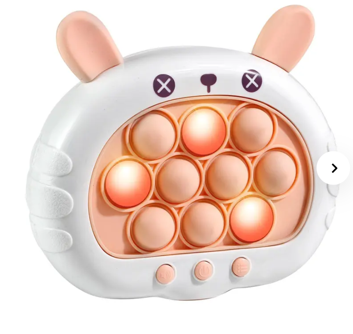 Fast Push Pop Game Toy for Kids – Electronic Puzzle with Lights & Music, Memory Challenge, Multiplayer Mode, Stress Relief Toy for Children