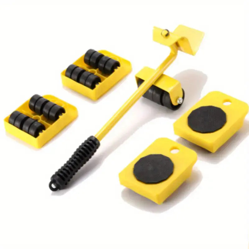 Furniture Moving Tool Set – 5PCS Heavy Duty Furniture Lifter & 360° Roller Sliders for Easy Moving