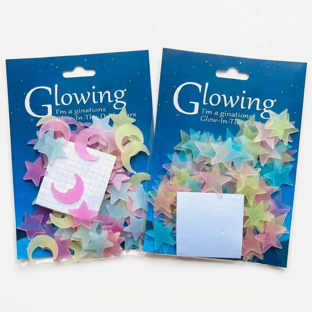 100-300pcs Glow in the Dark Stars - Luminous Ceiling & Wall Stickers for Kids Room