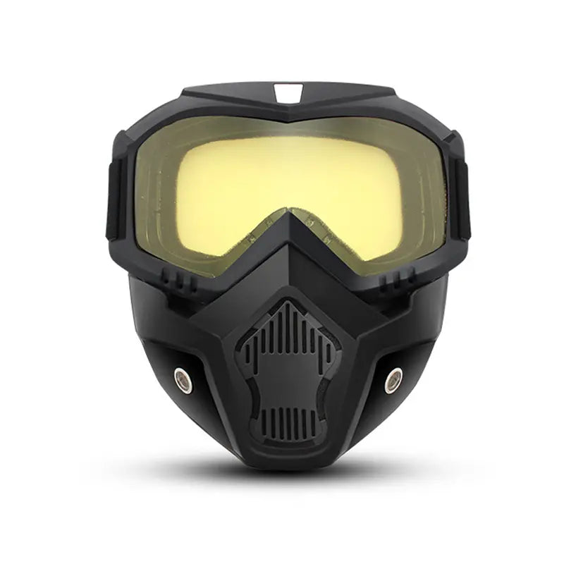 Full-Face Ski Goggles with Detachable Adjustable Mask | Anti-Fog HD Lenses, Comfort Sponge & Durable Plastic Frame