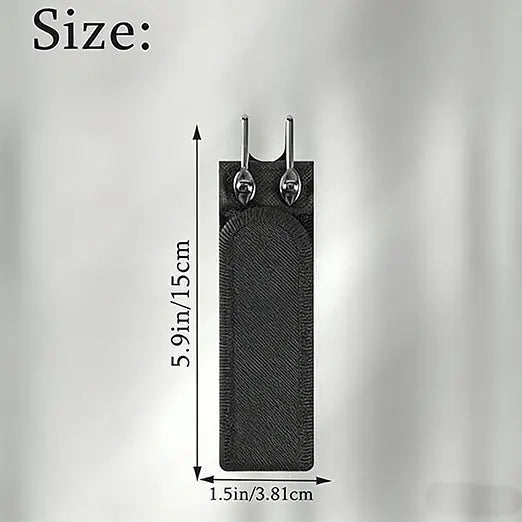 Invisible Elastic Belt Hook Set (2 Pack) – No Buckle Waist Belt Clips for Jeans, Pants & Workwear