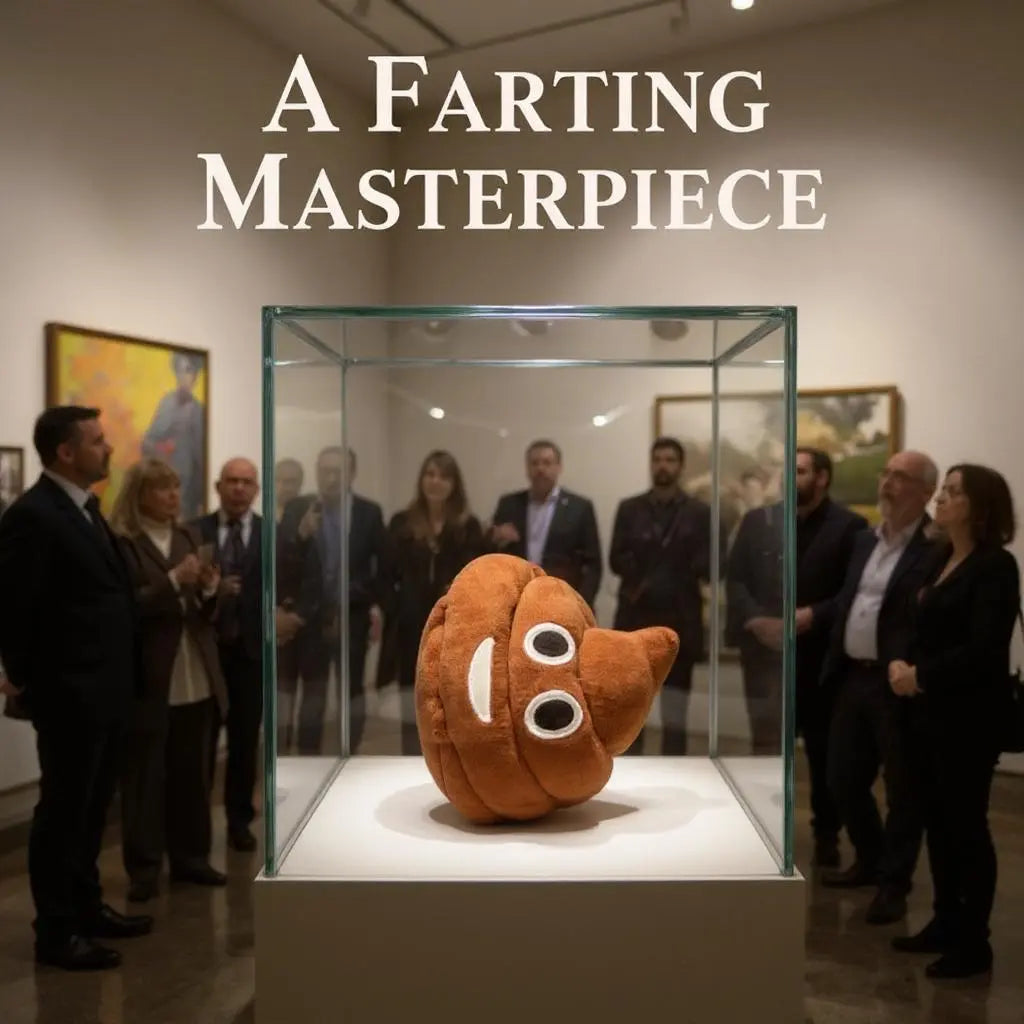Funny Plush Poop Toy with Fart Sounds - Hilarious as Gifts for Teen Boys or Office Prank - Great As Poop Dog Toy with Long Lasting Build - Use as Fart Prank or Interactive Gag Gifts