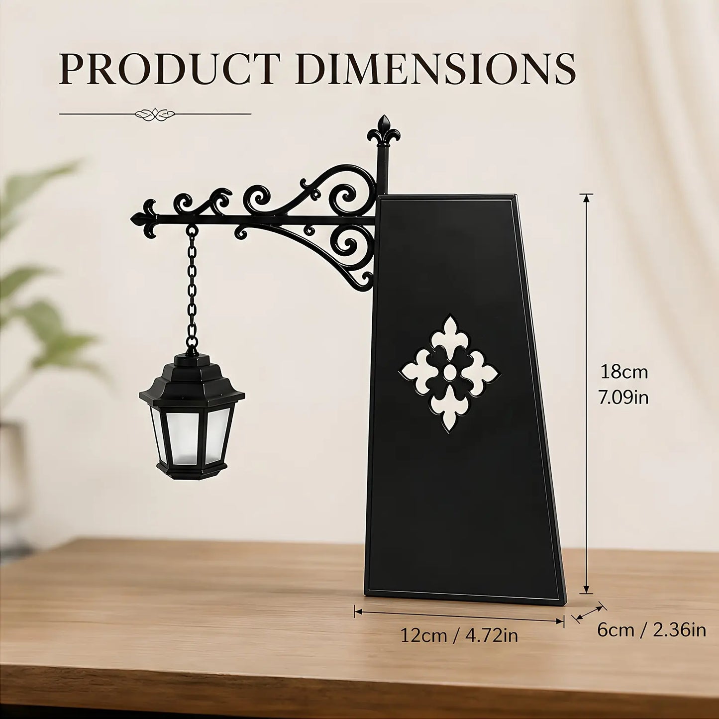 Mini Library Lantern Shelf Lamp for Cozy Reading Nook Decor