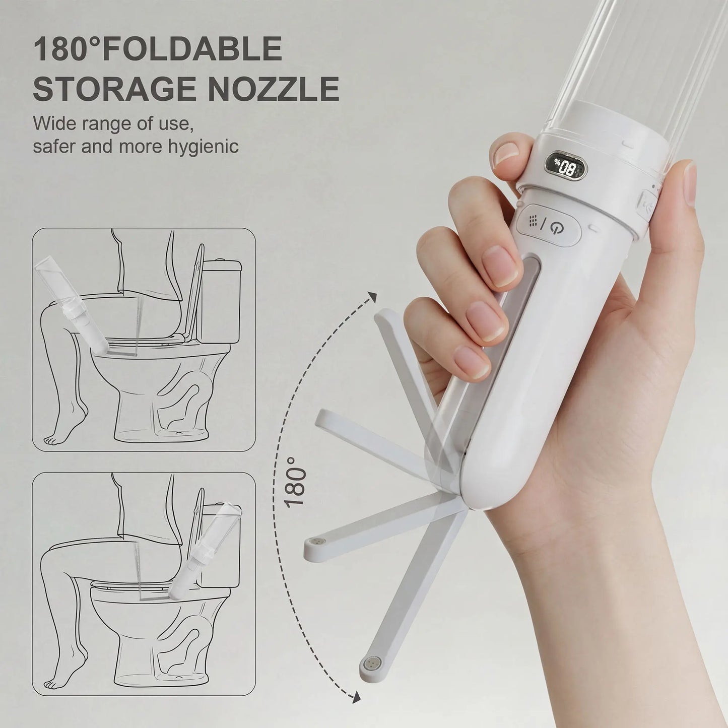 Portable Electric Bidet – Rechargeable USB-C Travel Bidet for Postpartum, Perineal & Menstrual Care