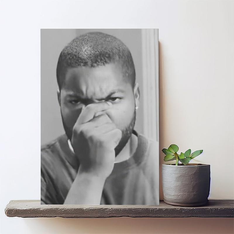 Funny Bathroom Movie Poster, Film Scene Toilet Decor, Bathroom Humor Decor, Amusing Wall Art Gift for Him, Black And White Film Poster