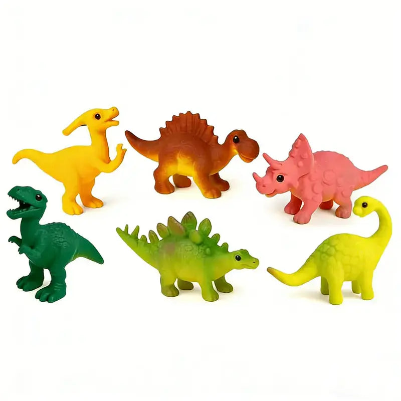 6pcs Hatching Growing Dinosaur Eggs with 6 Dinosaurs, Water-Activated Expansion Toy
