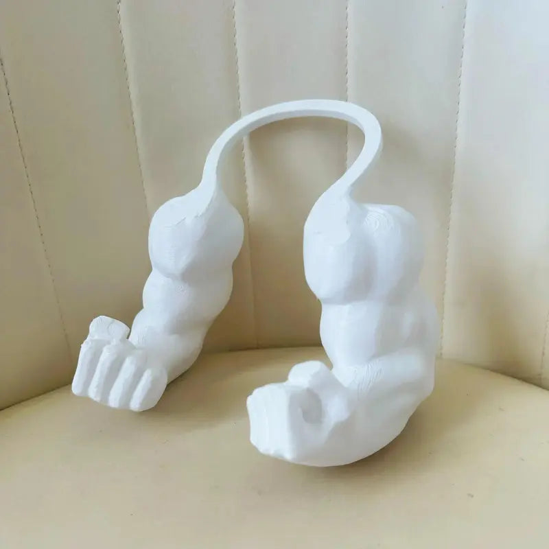 Cat neck-hanging fist toy pendant, funny gadget, cat pet muscle arm model