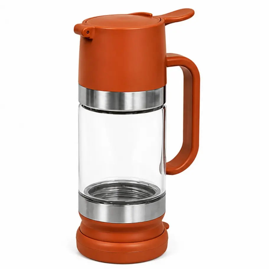 No-Drip Glass Honey Dispenser with Trigger Handle