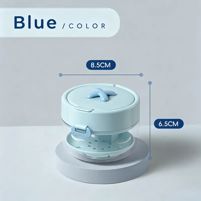 Travel Retainer Cleaning Case with Soak Cup, Mirror and Brush