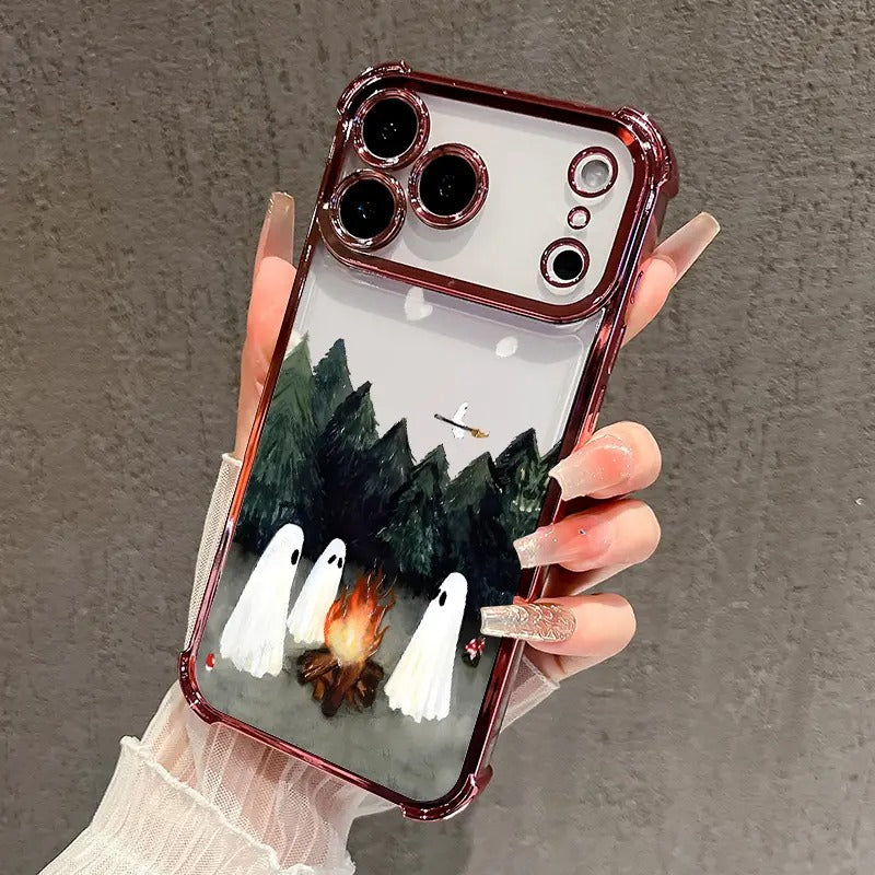 Ghost Campfire Phone Case for iPhone