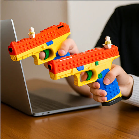 BlockShot Pistol - Buildable Brick-Style Blaster