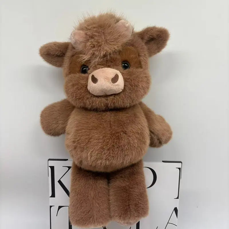 Soft Highland Cow Plush Toy for Kids Gifts and Cozy Room Decor