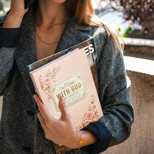 "One Minute with God" 365-Day Women's Devotional Journal - Portable Daily Reflections