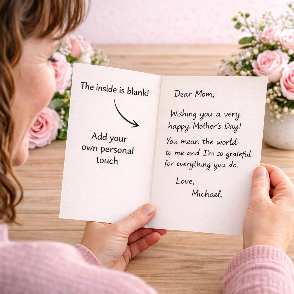 Tarjeta divertida del Día de la Madre | Regalo de broma sarcástico para mamá (Interior en blanco)