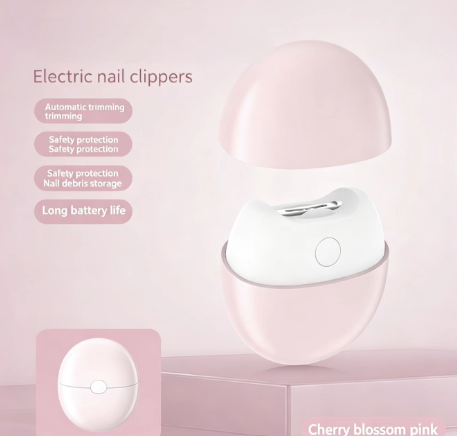 Electric Nail Clipper, 2026 Upgraded Automatic Electric Nail Trimmer, Nail Polisher with LED Light, Magnetic Cover, Nail Scraps Storage, USB Rechargeable, Safety Two-Speed Mode for Seniors, Kids, Adult, Men, Caregivers, Gift for Parents