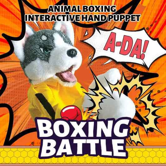 Animal Boxing Hand Puppet Toy for Kids Interactive Battle Play