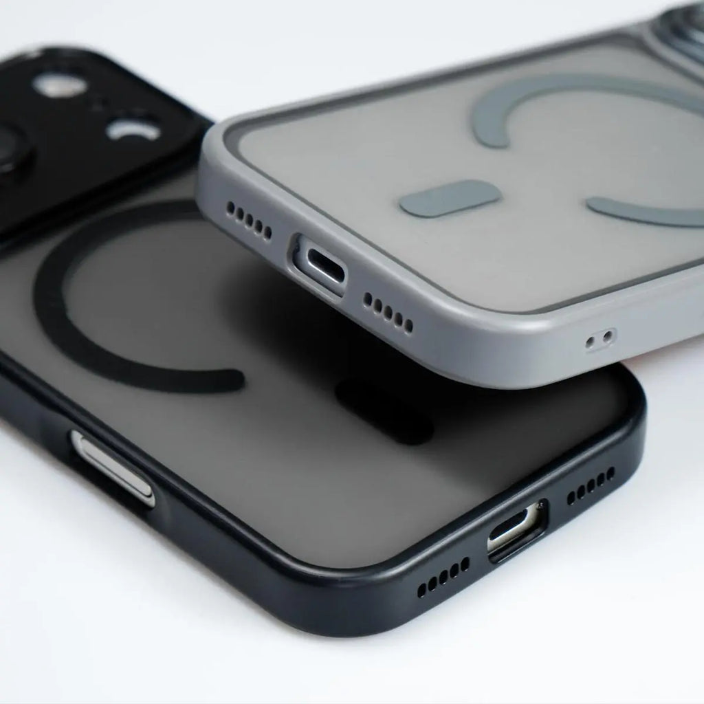 Luxury Matte Translucent Magnetic MagSafe Phone Case with Lens Protector for iPhone 18 Pro MaxV