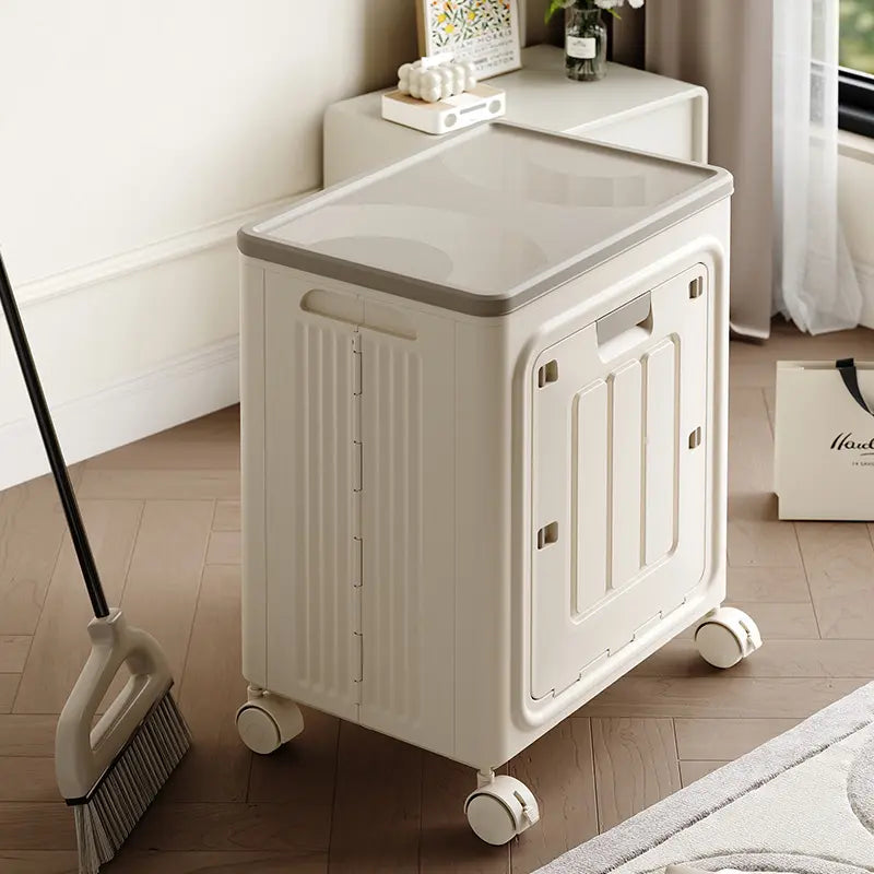 UFORU Laundry Basket with Wheels, Ventilated& Odor-Resistant, Portable Rolling Storage with Lid, SizeDetails in SKU Images, Assembly Guide in Main Image &Description