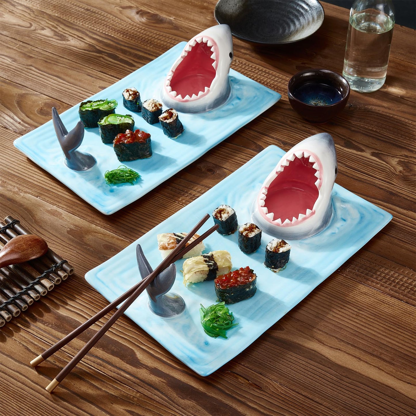 Hungry Shark Ceramic Plate