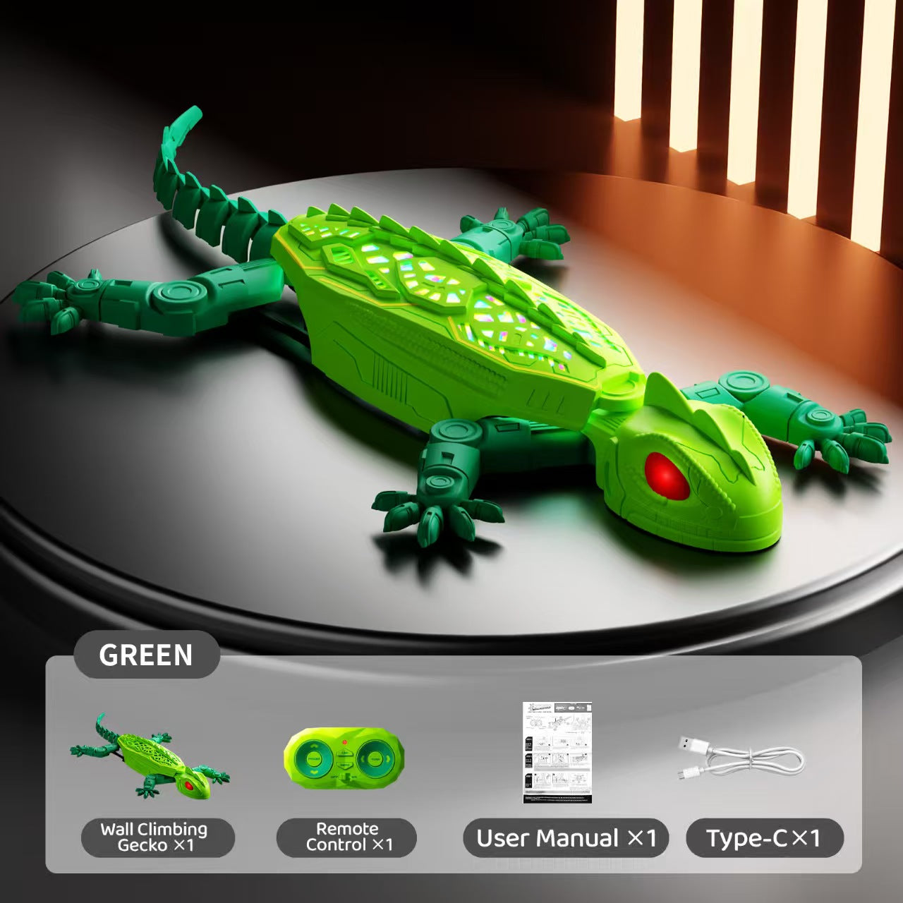 RC Wall Crawler lizard, Rechargeable Remote Control Robot Kids Toys, Wall Climbing Funny Prank Toys Birthday Gifts for Boys & Girls Ages 4 and Up