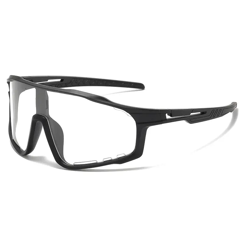New Arrival: Photochromic UV-Protective Sports Sunglasses - Windproof & Sand-Resistant Cycling & Hiking Eyewear