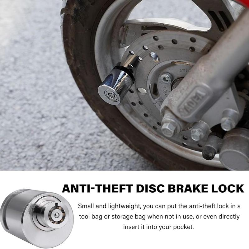 Anti-Theft Alloy Steel Motorcycle Disc Brake Lock with 2 Keys for Electric & Mountain Bikes