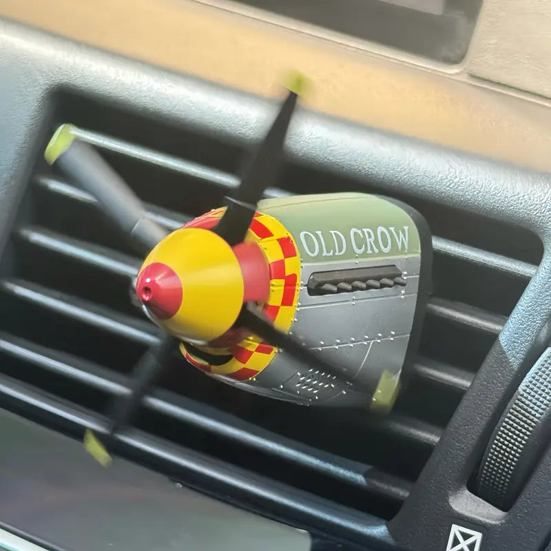 Désodorisant Voiture Avion P-40 Warhawk | Clip de ventilation Vintage Avion de Chasse pour Hommes