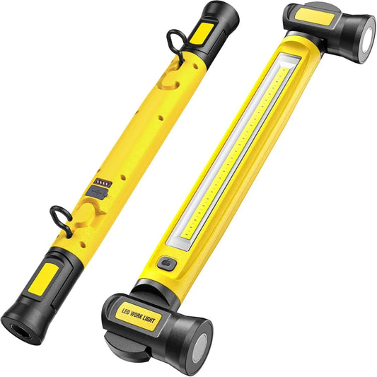 3000LM Rechargeable Magnetic LED Work Light Bar with 3 Color Modes