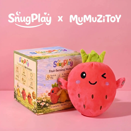 Interactive Music Plush Toy Set: Banana Strawberry Carrot Prank Gift for Kids Adults