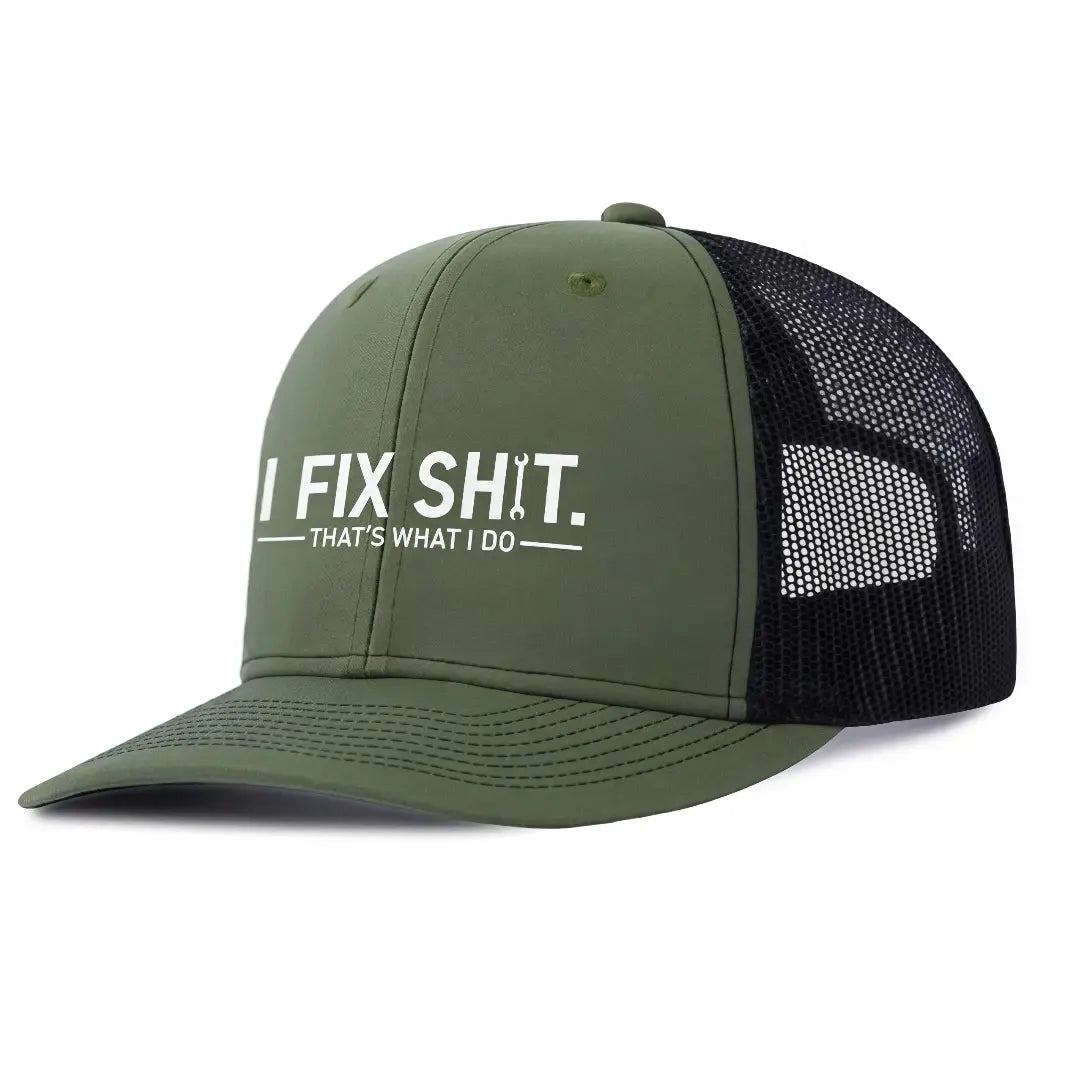 "I Fix Stuff" Unisex Baseball Cap – All-Season Outdoor & Fishing Hat