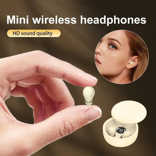 Mini Invisible Bluetooth 5.4 Wireless In-Ear Noise-Canceling Earbuds