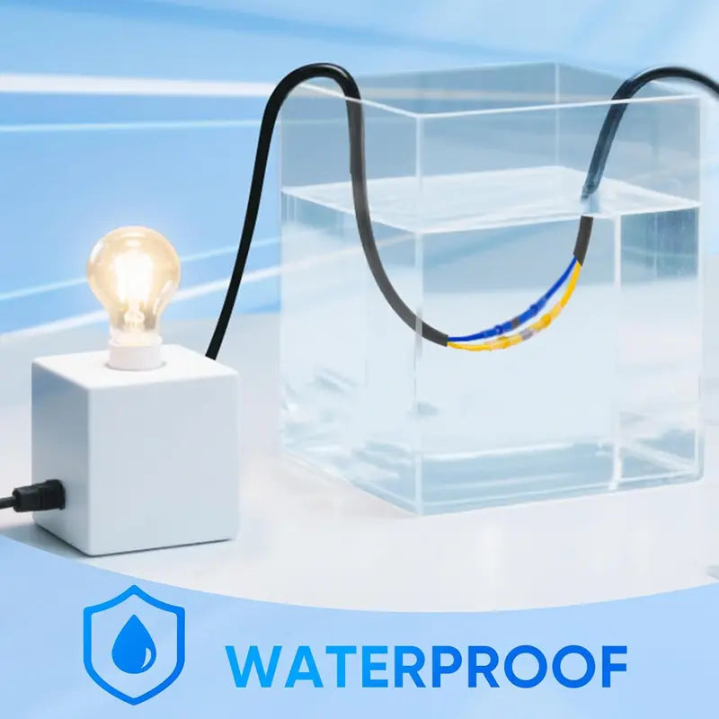 300PCS Haisstronica Solder Seal Wire Connectors - Waterproof Heat Shrink Butt Connectors with Self-Solder Function for Marine, Automotive, Stereo Applications