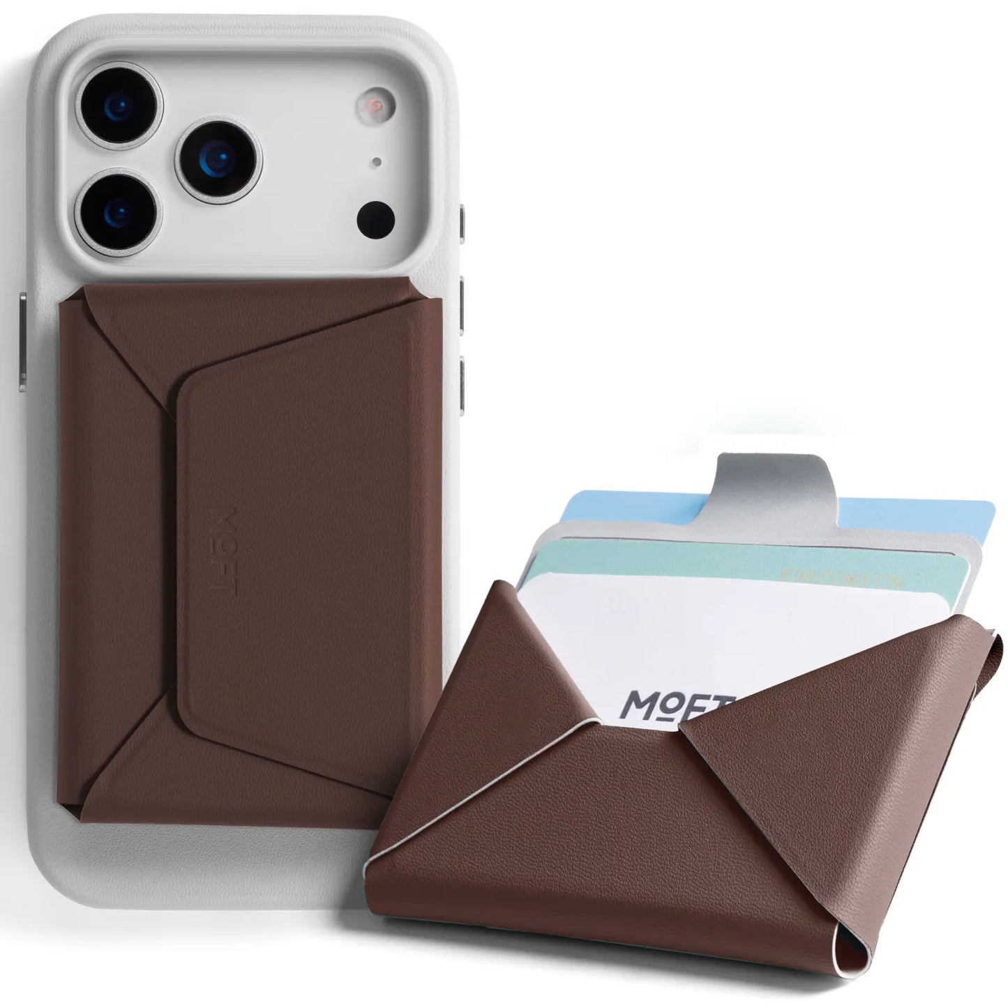 MagSafe Wallet Stand – Slim Magnetic Card Holder with Kickstand, RFID Blocking Wallet for iPhone & Android