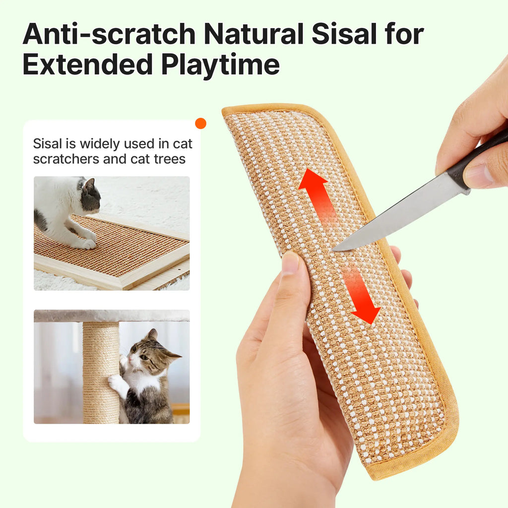 Potaroma Natural Sisal Cat Kicker Toys – Double-Stitched Scratching Toy (2 Pack)