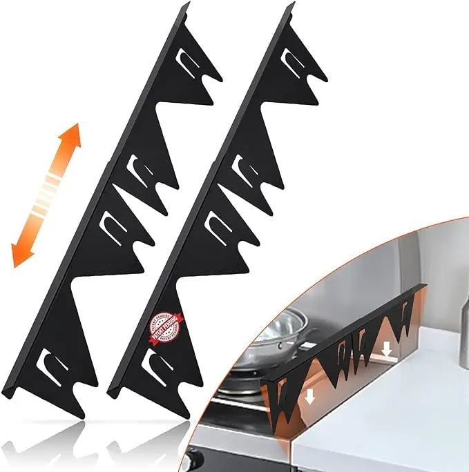 SUPAFA Adjustable Stainless Steel Stove Gap Guards