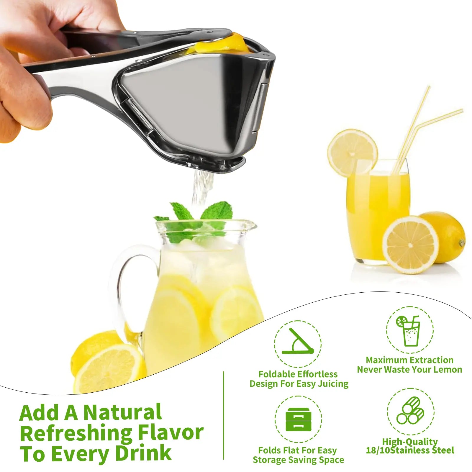 【AREL】Stainless Steel Citrus Squeezer