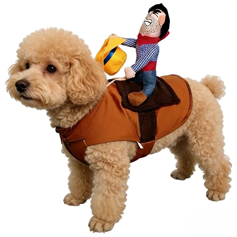 Matador Bullfighter Pet Costume Set with Hat – Adjustable Plush Dog & Cat Outfit