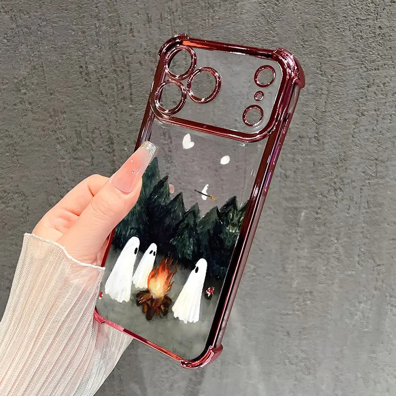 Ghost Campfire Phone Case for iPhone