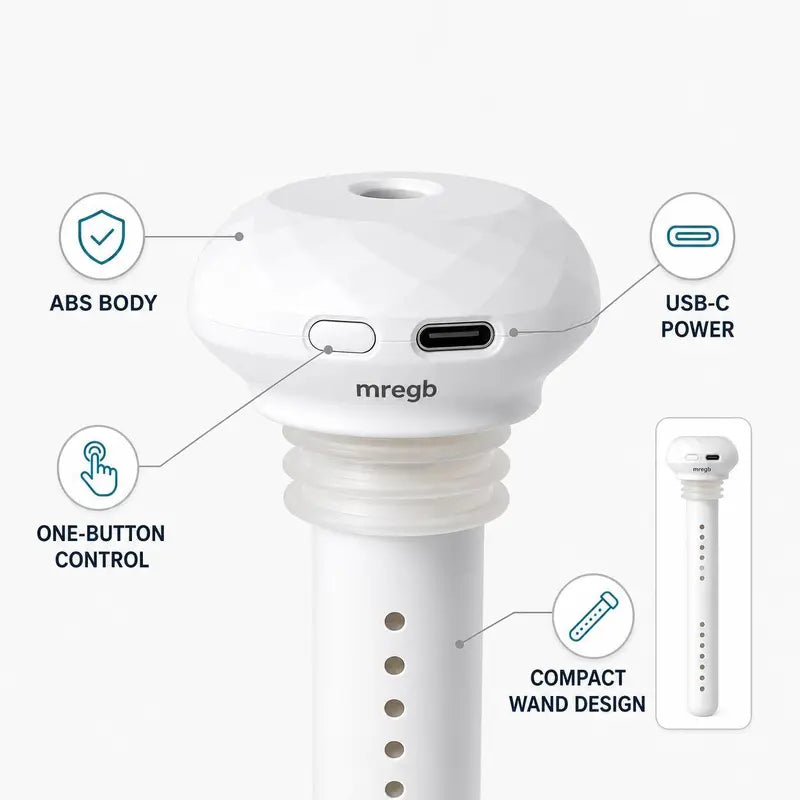 Mini USB Donut Cool Mist Portable Humidifier – Silent Operation & Auto Shut-Off