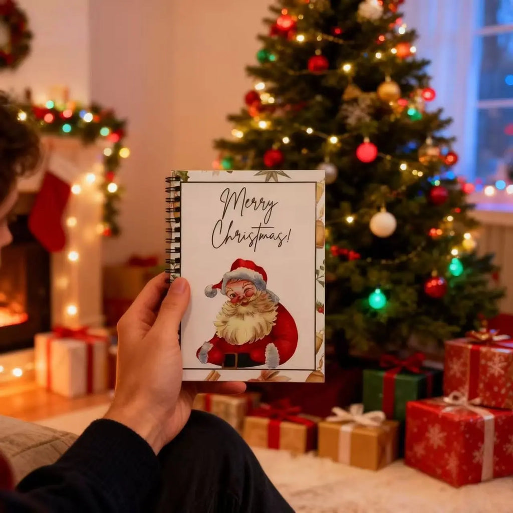 DIY Spiral-Bound Christmas Gift Card Album – Durable Card Holder & Gift Planner Notebook