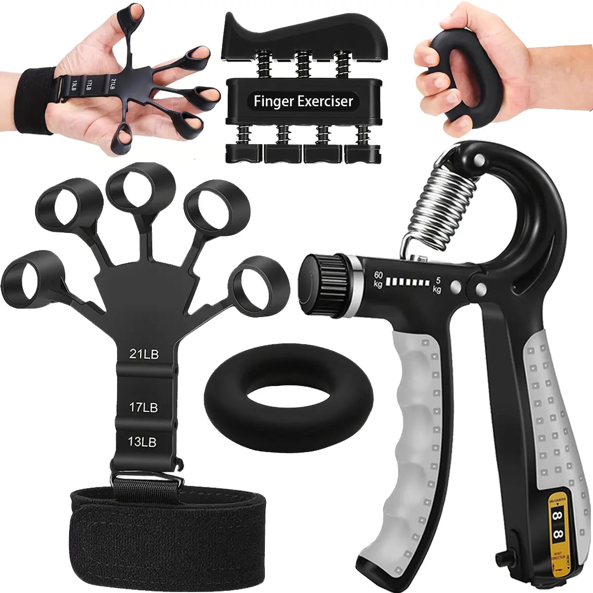 Weak Grip? Fix It with Pro Grip Trainer | 10-130 lbs Resistance