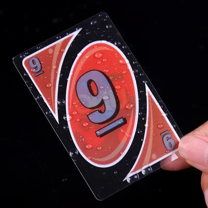 Juego de cartas H2O Waterproof - Juego de mesa multijugador transparente de PVC a prueba de salpicaduras, juguete a prueba de fugas a presión para adultos y niños para fiestas de piscina de verano, regalo de cumpleaños