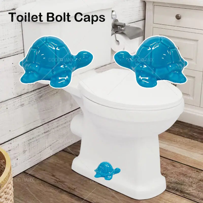 2 Pcs Ceramic Bird Toilet Floor Bolt Caps,Cute Bird Toilet Screw Caps Decorative,Toilet Bolt Figurine,Toilet Bowl Cap Covers,Decorative Bathroom Toilet Bolt Easy Installation