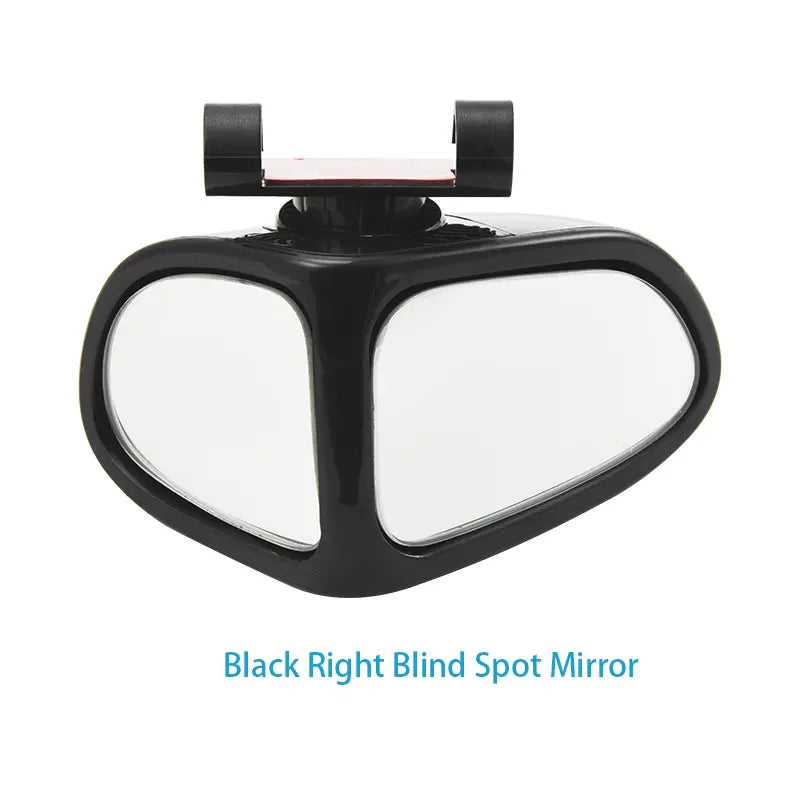 360° Rotatable Dual-Lens Blind Spot Mirror – Real Glass Rearview Auxiliary Mirror for Safe Reversing
