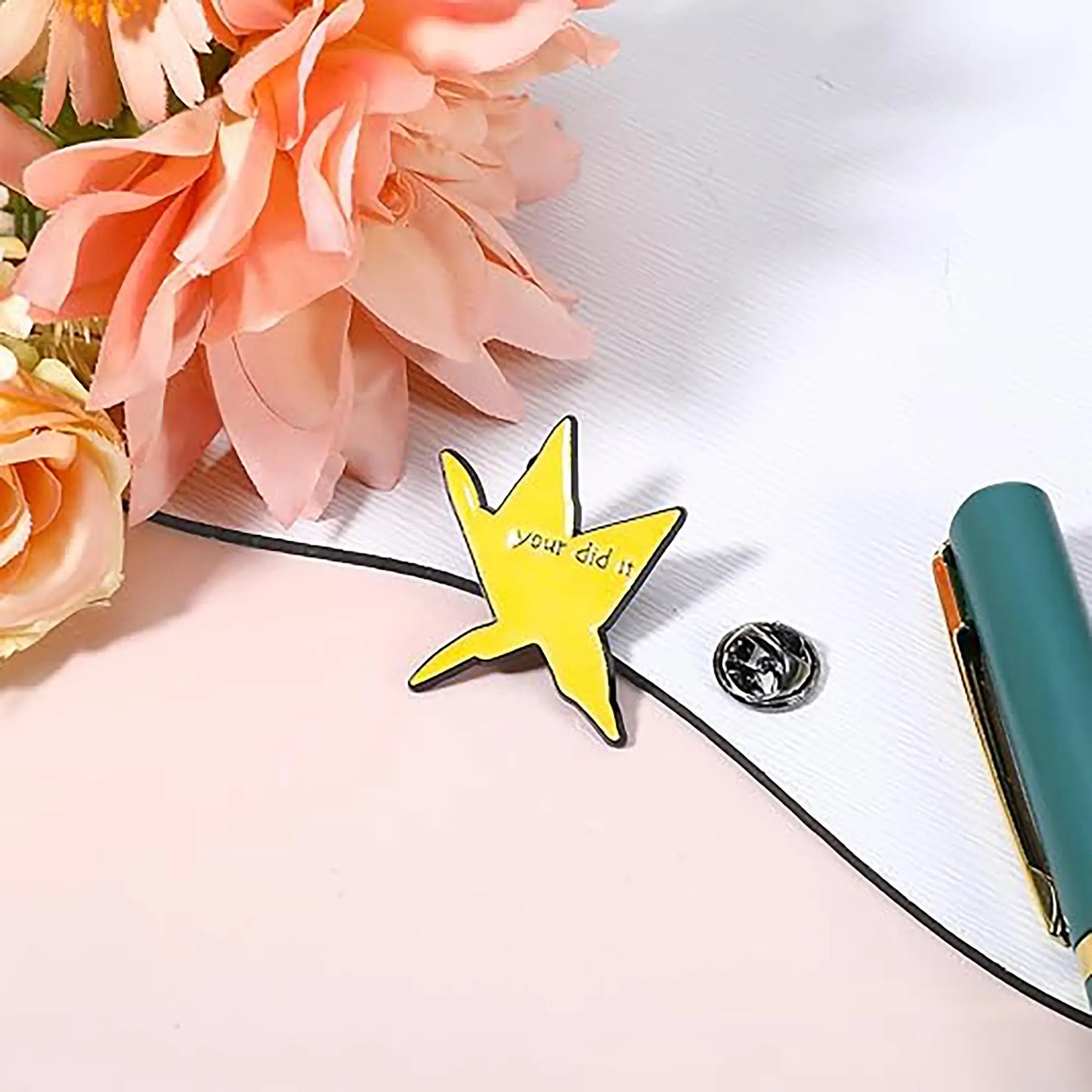 EMPTAN 2PCS Your Did It Star Enamel Pin - Funny Motivational Badge Brooch, Cute Backpacks, Jackets, Hats Jewelry Accessories for Women Men - Fun Gifts for Friends and Coworkers, Graduation Gifts for Her 2026